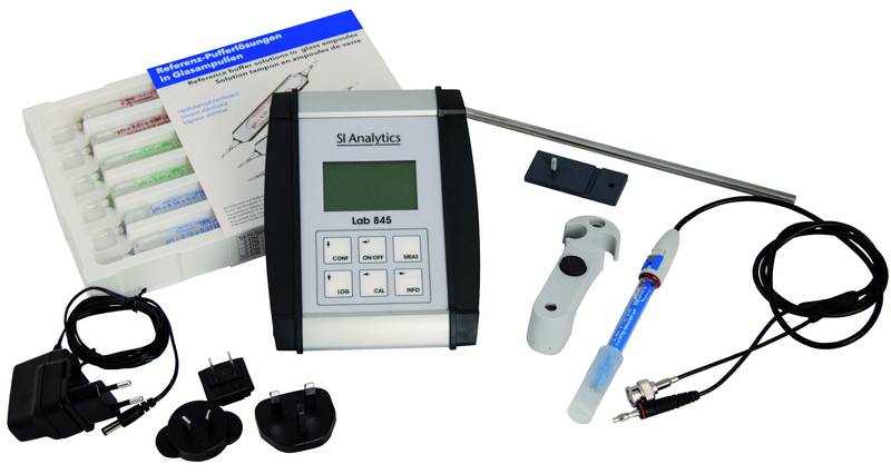 Máy đo PH-mV-ISE-Nhiệt độ để bàn LAB 845